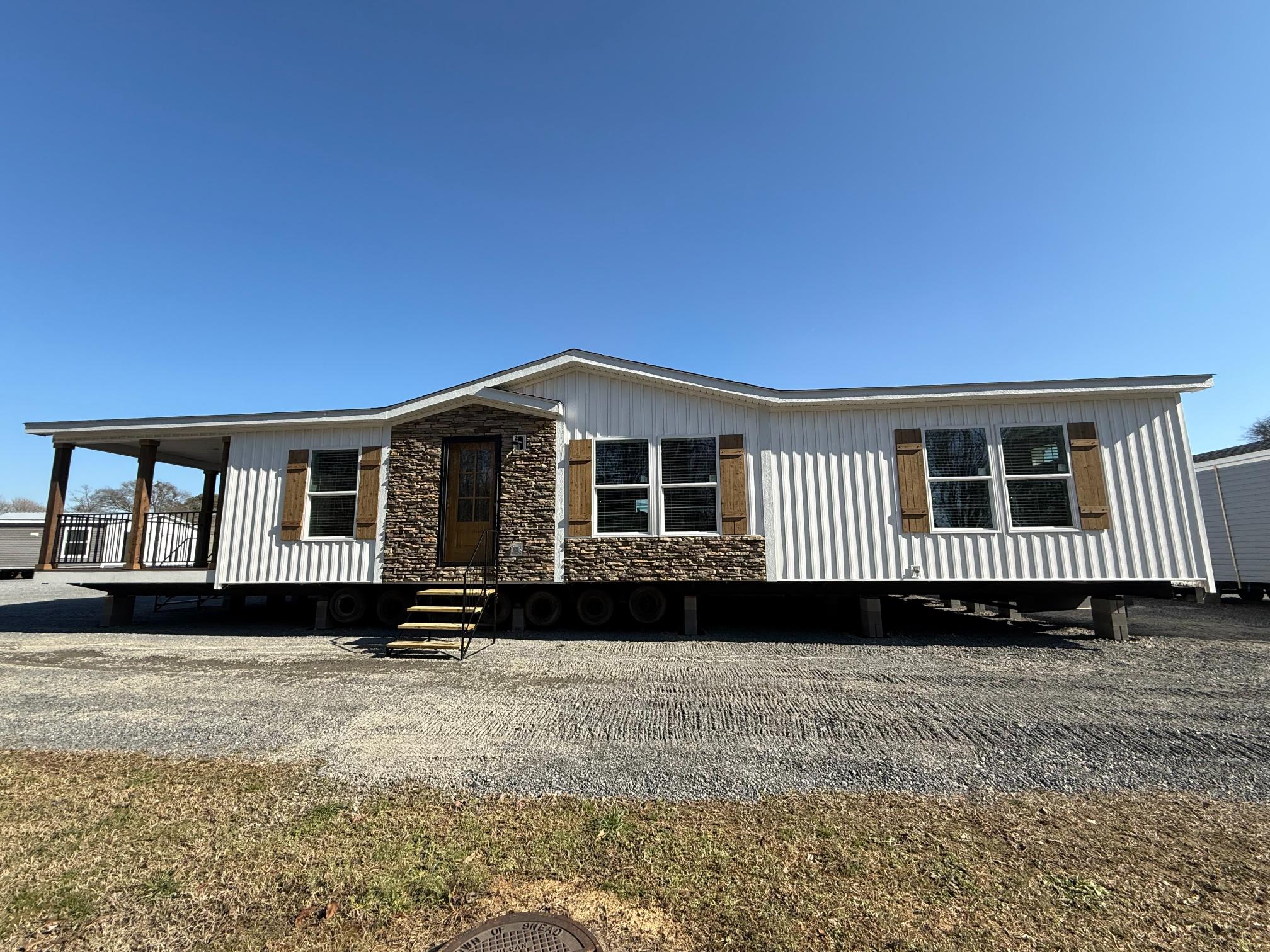 The KC Double Wide home by BG Manufacturing for sale at Gulf South Homes in Houma, Louisiana